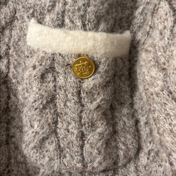 Cable-knit sweater lady jacket - XS - RARE J. Crew find - Picture 4 of 7